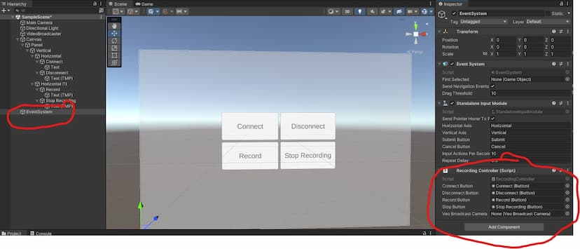 A new Unity script